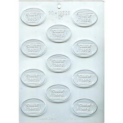 Class Of 2015 Oval Chocolate Mold
