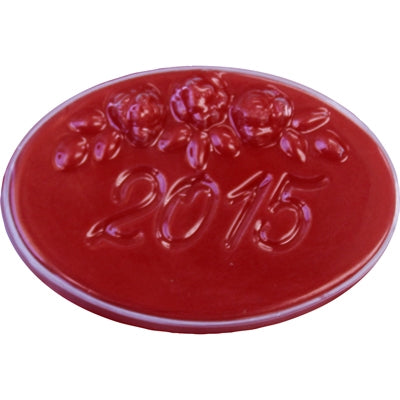 Oval Roses 2015 Mint Chocolate Mold