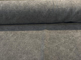 Belgian Linen Drifter Linen Fabric - Fossil Black, 56" Width, Railroaded (By The Yard)