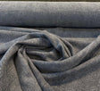 Belgian Linen Drifter Eclipse Linen Fabric - Eclipse Black Hint Of Blue, 56" Width (1 Yard)