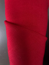 Wool Blend Tweed Checked Red Purple Blue