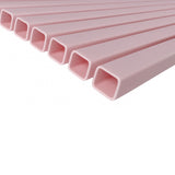 O'Creme Pink Square Dowels, 12" Long - Pack of 9