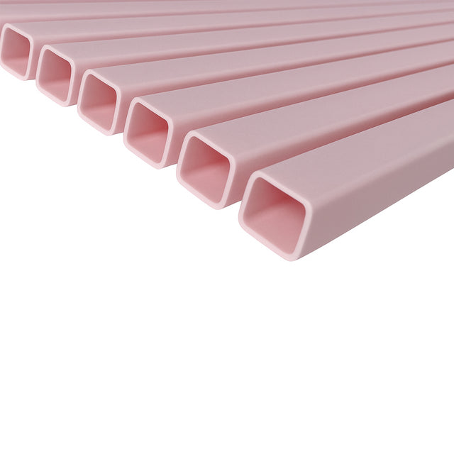 O'Creme Pink Square Dowels, 12" Long - Pack of 9