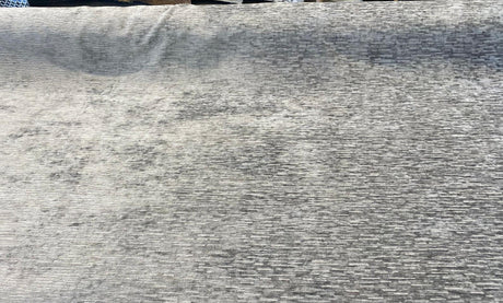 Tabu Gray Minor Soft Chenille Velvet Texture Upholstery Fabric - Gray Minor, 56" Width (1 Yard)