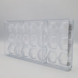 Chocolate World Horizontal Cone Polycarbonate Chocolate Mold, 21 Cavities