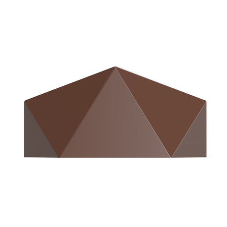 Chocolate World Faceted Polycarbonate Chocolate Mold, 24 Cavities