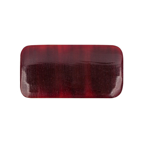 Light Brown Horn Button - 1.25" x 2.375"