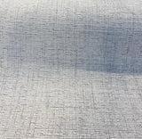 Pataya Dove Chenille Fabric - White Gray Subtle Stripes, 56" Width (1 Yard)