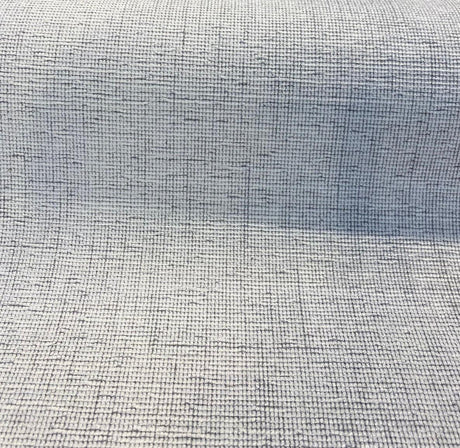 Pataya Dove Chenille Fabric - White Gray Subtle Stripes, 56" Width (1 Yard)