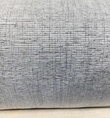 Pataya Dove Chenille Fabric - White Gray Subtle Stripes, 56" Width (1 Yard)