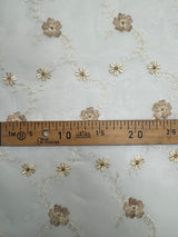 Embroidered Polyamide Viscose Organza