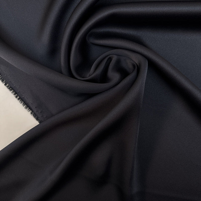 Viscose Satin Blue Dress Fabric