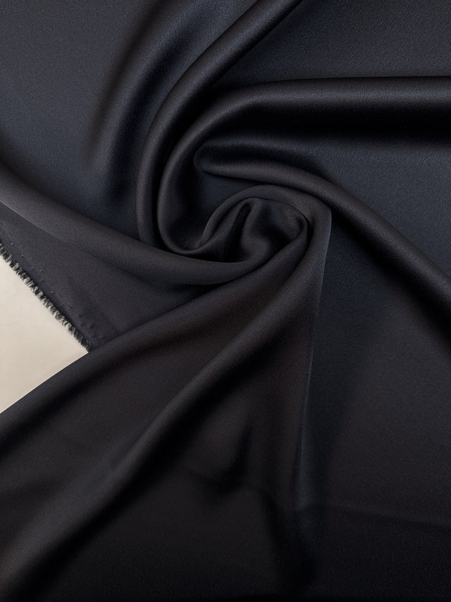 Viscose Satin Blue Dress Fabric