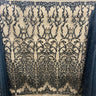 1 Yard Beaded Lace Fabric Embroidered on 100% Polyester Net Mesh – 52" Wide