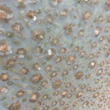 Beaded Sequined Lace Fabric