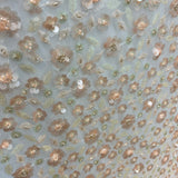 Beaded Sequined Lace Fabric 54" Wide