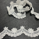 Beaded Corded Lace Trim 1.75" Wide