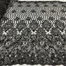 1 Yard Beaded 3D Floral Lace Fabric Embroidered 100 Percent Polyester Net Mesh 48 inch Width