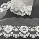 Polyester Lace Trimming Colorful Floral Embroidered 2.5" Wide