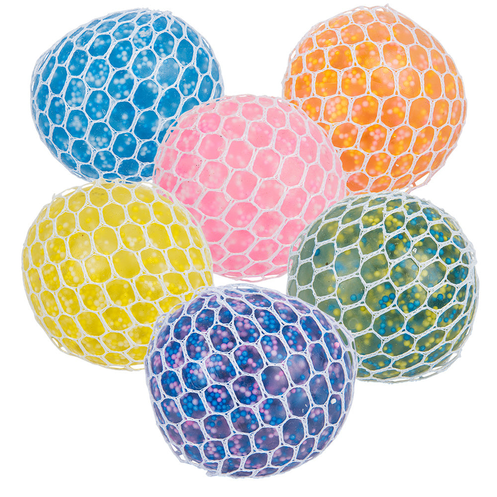 Squeeze Bead Mesh Ball (12 PC Display)