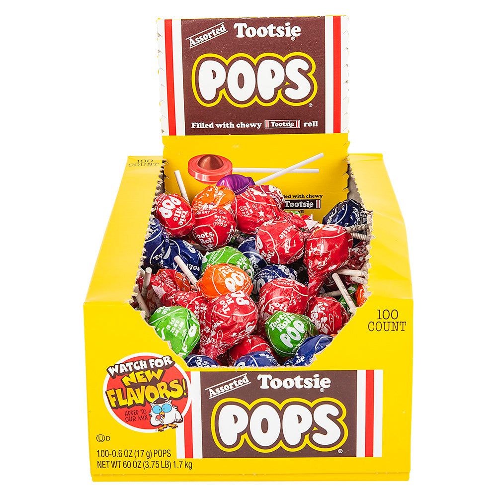 Tootsie Pop Assorted Lollipops (100 Count Box)