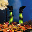 5 1/4" x 18" Witch’s Legs Yard Stakes Halloween Decoration - 2 Pc.