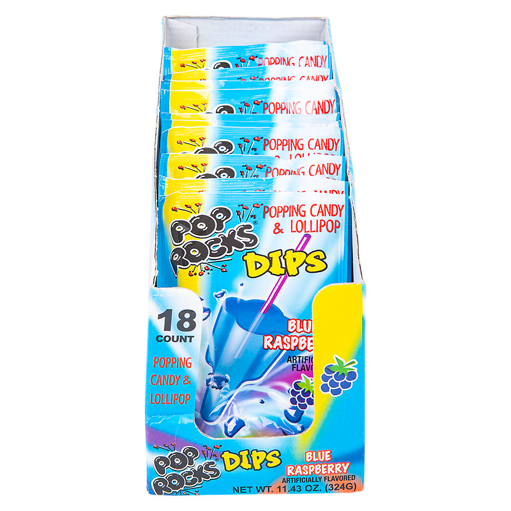 Pop Rocks Dips Blue Raspberry (1 Box)