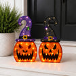 28-inch pumpkin witch hat Halloween decoration set