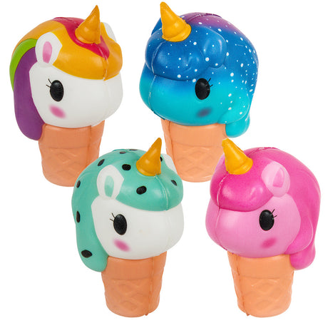 Squish Unicorn Ice Cream Fidget Toy (1 DZ)