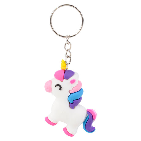 Unicorn Keychains 2.25" (24 Pc Poly Bag)