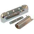 Kason 10218000012 5-3/4" x 1-1/8" Spring-Assisted Edge Mount Door Hinge With 1 3/8" Offset