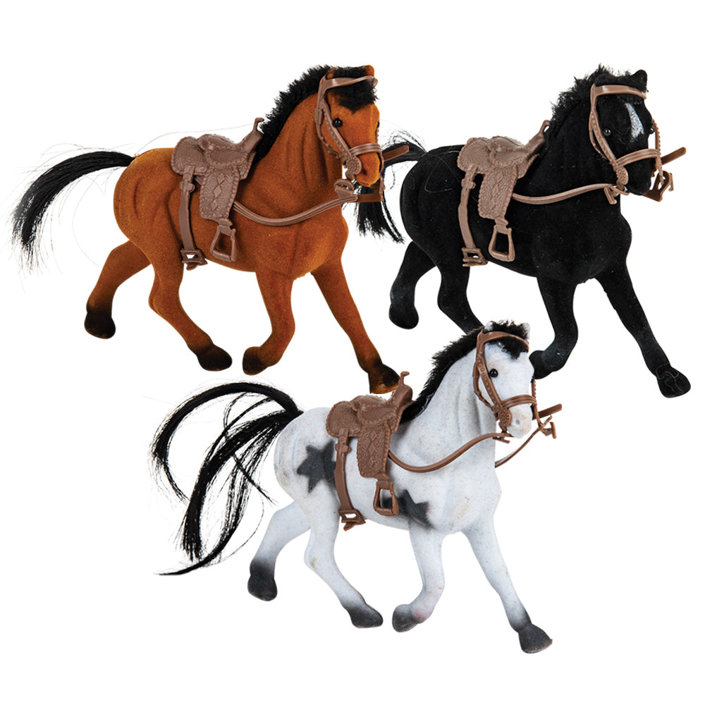 Flocked Horses (1 DZ)