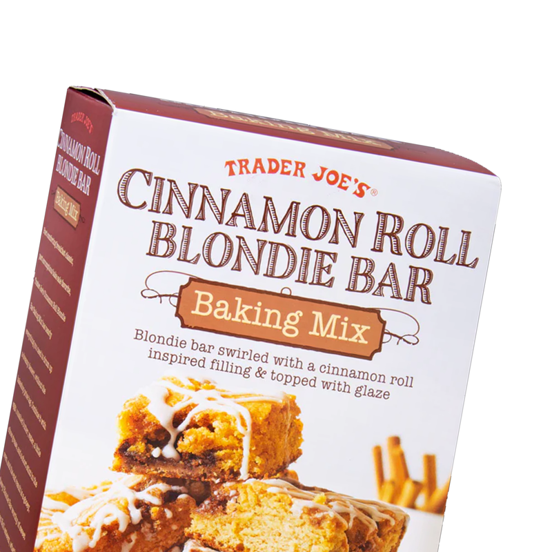 Trader Joe’s Cinnamon Roll Blondie Bar Mix 21 Oz