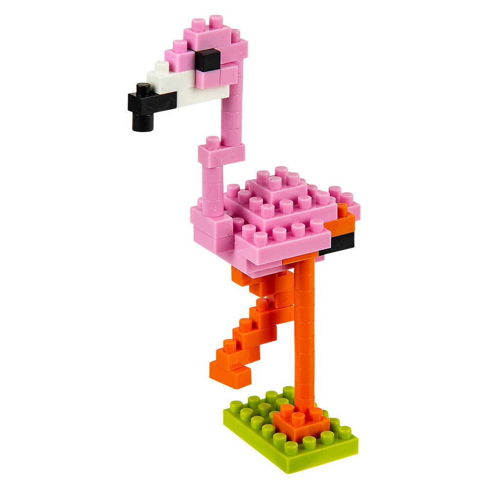 Mini Blocks Flamingo 3D Figure