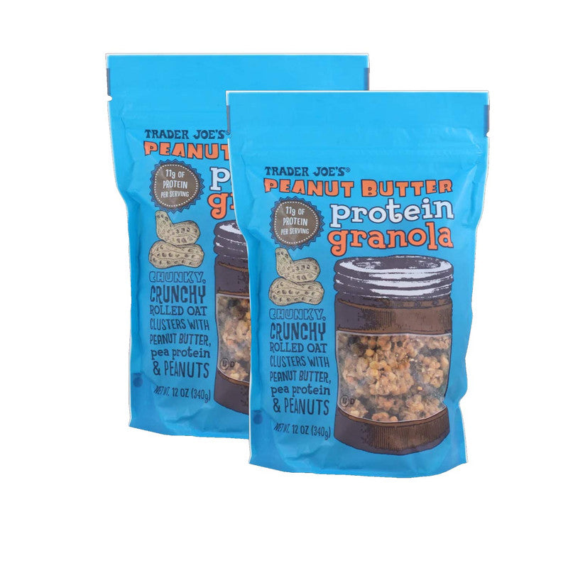 Trader Joe's Peanut Butter Protein Granola Crunchy Snack 12 oz