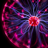 Plasma Ball Lamp 8" Red