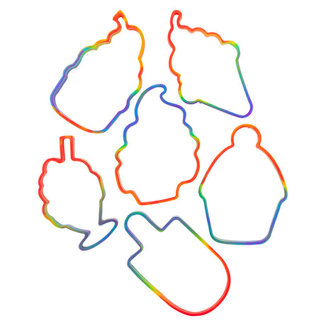 Dessert Rainbow Silicone Stretch Bands (1 CNS)