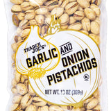 Trader Joe's Savory Snack Delight Garlic & Onion Pistachios 13 oz
