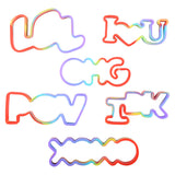 Rainbow Silicone Stretch Bands (144 Pc Can)