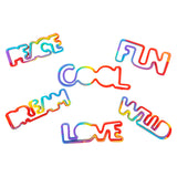 Rainbow Silicone Stretch Bands (1 CNS)