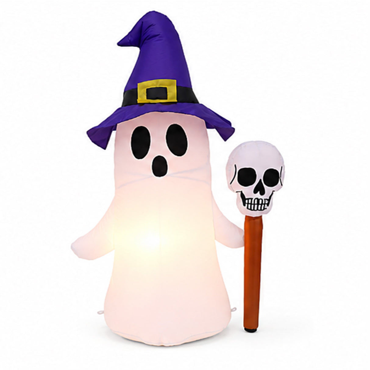 4FT White Ghost Halloween Inflatable Yard Decoration