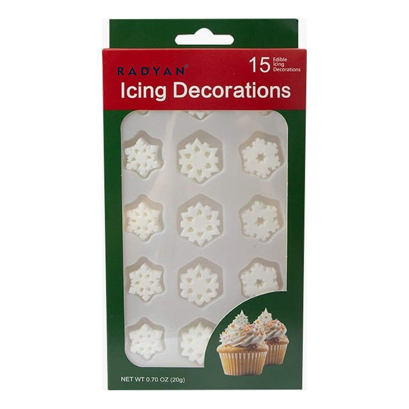 Christmas Edible Cake Decorations Candy Cupcake Topper