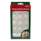 Christmas Edible Cake Decorations Candy Cupcake Topper