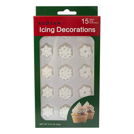 Christmas Edible Cake Decorations Candy Cupcake Topper