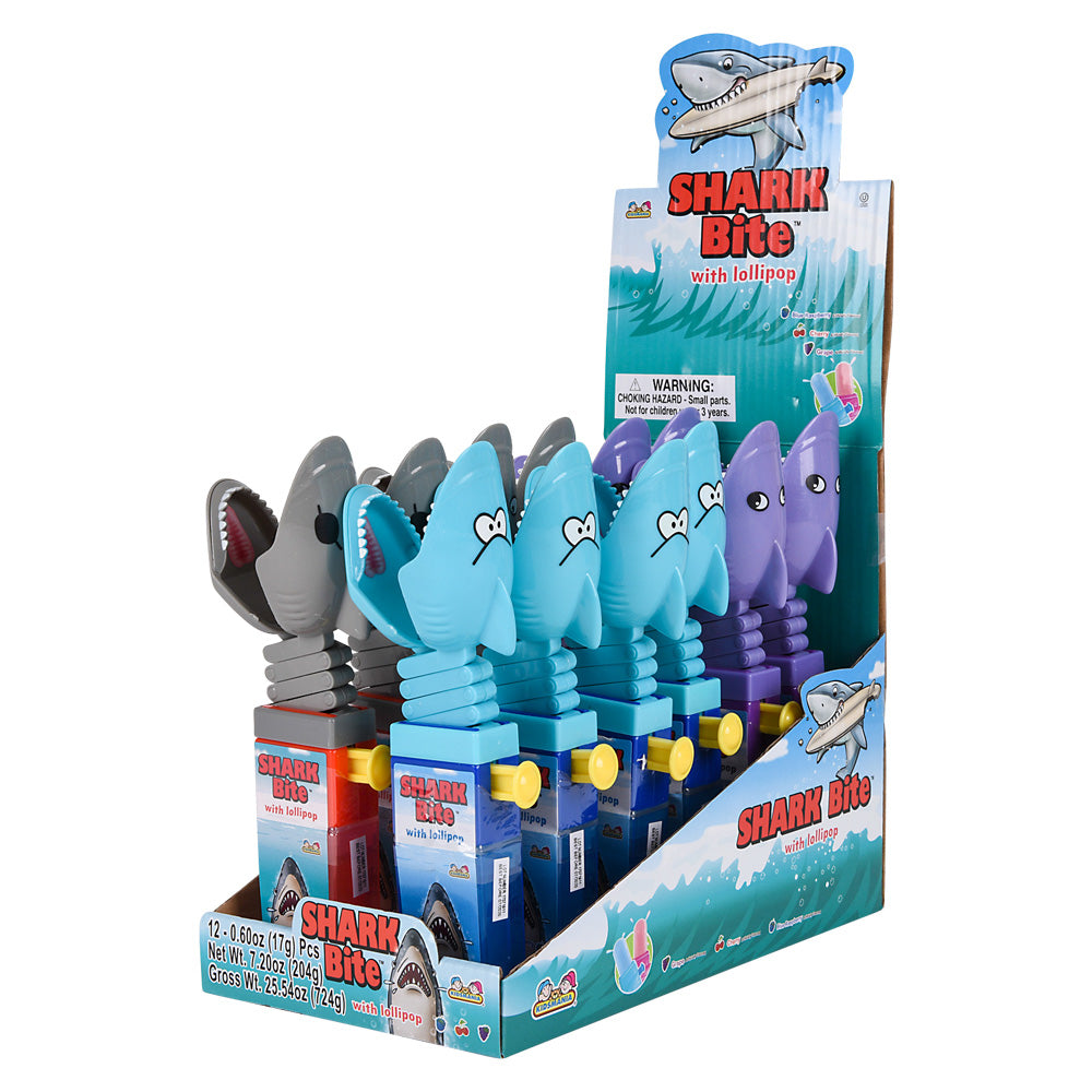 Shark Bite Lollipop (12 PC Display)
