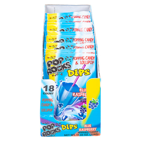 Pop Rocks Dips Blue Raspberry (1 Box)