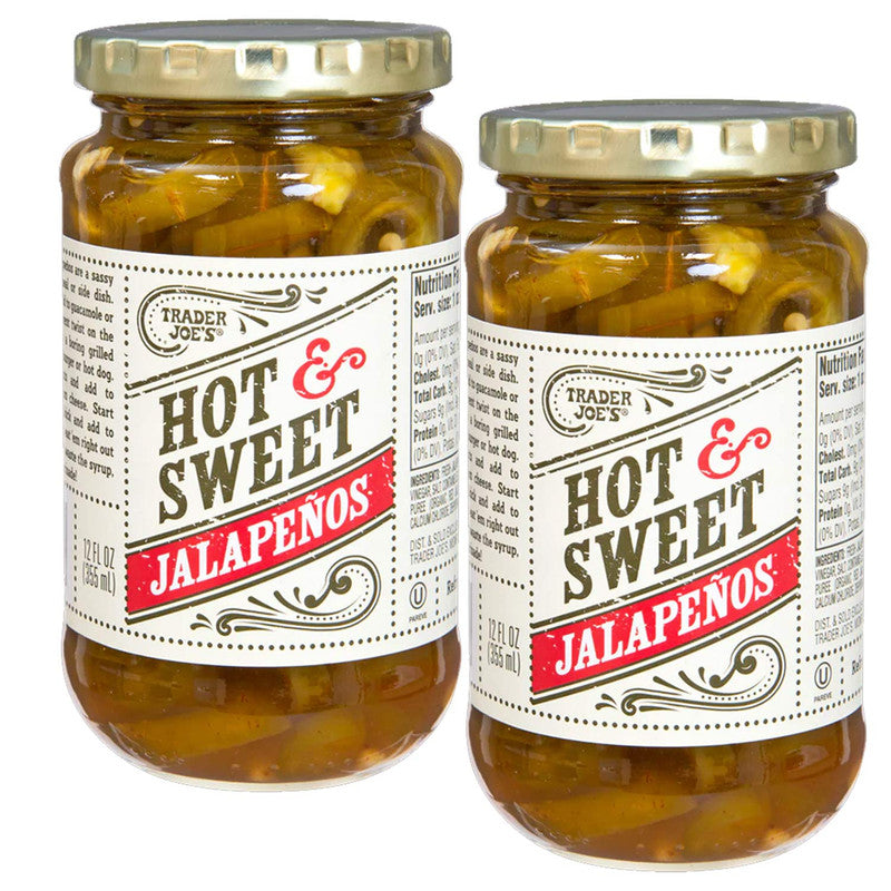 Trader Joe’s Hot & Sweet Jalapenos 12 Fl Oz