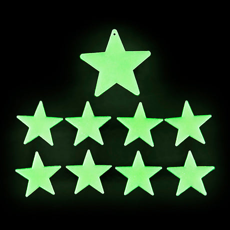 Glow In The Dark Star And Moon Stick Ons (1 DZ)