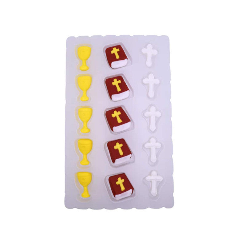 Religious Christian Edible Cake Cupcake Toppers 15 Count