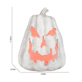 Haunted Living 1-ft LIghted Aged White Creep Jack-O-Lantern